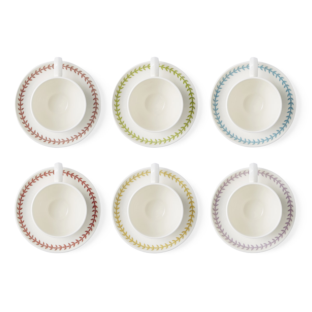 Botanic Garden Meadow Breakfast Cup & Saucer Set of 6 image number null